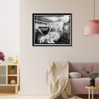 Historic Framed Print, Palm Valley Bridge, County Road 210 spanning Intracoastal Waterway, Ponte Vedra Beach, St. Johns County, FL - 13,  17-7/8" x 21-7/8"