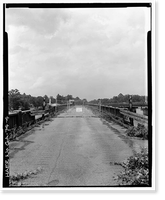 Historic Framed Print, Old Kings Ferry Bridge, Spanning Ogeechee River on U.S. Route 17 & State Route 25, Georgetown, Chatham County, GA - 4,  17-7/8" x 21-7/8"