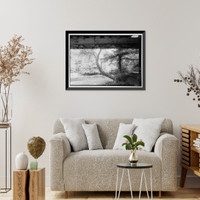 Red Oak Creek Bridge, Spanning (Big) Red Oak Creek, Huel Brown Road (Cov, Woodbury vicinity, Meriwether County, GA - 9 Classic, Antique Wall Art