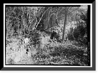Historic Framed Print, Savannah & Ogeechee Barge Canal, Between Ogeechee & Savannah Rivers, Savannah vicinity, Chatham County, GA - 20,  17-7/8" x 21-7/8"