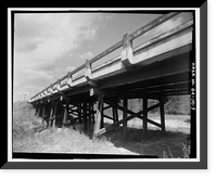 Mill Creek Bridge, State Highway 31/U.S. 441 spanning Mill Creek, Pridgen, Coffee County, GA - 5, Antique Print