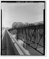 Sand Bar Ferry Bridge, Spanning Savannah River on State Highway 28, Augusta, Richmond County, GA - 3, Historic Reproduction