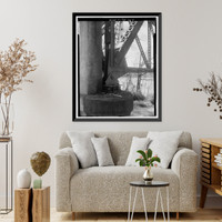 Sand Bar Ferry Bridge, Spanning Savannah River on State Highway 28, Augusta, Richmond County, GA - 6, Vintage Print