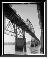 Sand Bar Ferry Bridge, Spanning Savannah River on State Highway 28, Augusta, Richmond County, GA - 8 Classic, Antique Poster