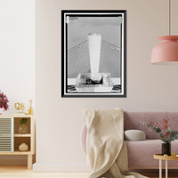 Sidney Lanier Bridge, Spanning Brunswick River, Brunswick, Glynn County, GA - 2, Vintage Wall Art