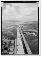Sidney Lanier Bridge, Spanning Brunswick River, Brunswick, Glynn County, GA - 5, Vintage Poster