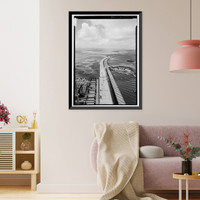 Sidney Lanier Bridge, Spanning Brunswick River, Brunswick, Glynn County, GA - 5, Vintage Poster