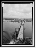 Sidney Lanier Bridge, Spanning Brunswick River, Brunswick, Glynn County, GA - 6, Vintage Poster