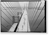 Sidney Lanier Bridge, Spanning Brunswick River, Brunswick, Glynn County, GA - 14, Historic Reproduction