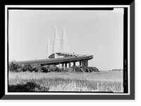 Sidney Lanier Bridge, Spanning Brunswick River, Brunswick, Glynn County, GA - 30, Antique Poster