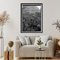 Historic Framed Print, Kalaupapa Water Supply System, Waikolu Valley to Kalaupapa Settlement, Island of Molokai, Kalaupapa, Kalawao County, HI - 28,  17-7/8" x 21-7/8"