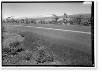 Historic Framed Print, Crater Rim Drive, Volcano, Hawaii County, HI - 4,  17-7/8" x 21-7/8"