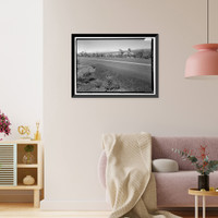 Historic Framed Print, Crater Rim Drive, Volcano, Hawaii County, HI - 4,  17-7/8" x 21-7/8"