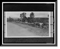 Historic Framed Print, Crater Rim Drive, Volcano, Hawaii County, HI - 14,  17-7/8" x 21-7/8"