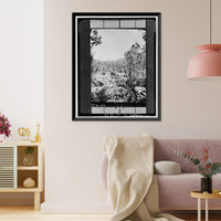 Historic Framed Print, Crater Rim Drive, Volcano, Hawaii County, HI - 16,  17-7/8" x 21-7/8"