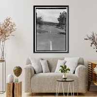 Historic Framed Print, Chain of Craters Road, Volcano, Hawaii County, HI - 2,  17-7/8" x 21-7/8"