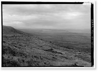 Historic Framed Print, Hilina Pali Road, Volcano, Hawaii County, HI - 5,  17-7/8" x 21-7/8"