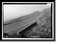 Historic Framed Print, Haleakala National Park Roads, Pukalani, Maui County, HI - 17,  17-7/8" x 21-7/8"