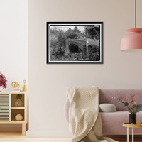Historic Framed Print, Haleakala National Park Roads, Pukalani, Maui County, HI - 25,  17-7/8" x 21-7/8"