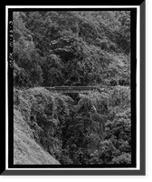 Historic Framed Print, Paihi Bridge, Spanning Paihi Gulch at Hana Highway (County Route 31), Kipahulu, Maui County, HI - 3,  17-7/8" x 21-7/8"