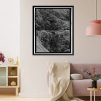 Historic Framed Print, Paihi Bridge, Spanning Paihi Gulch at Hana Highway (County Route 31), Kipahulu, Maui County, HI - 3,  17-7/8" x 21-7/8"