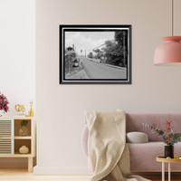 Historic Framed Print, Waiohonu Bridge, Spanning Waiohonu Stream on Hana Highway (County Route 31), Puuiki, Maui County, HI,  17-7/8" x 21-7/8"