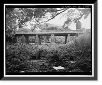 Historic Framed Print, Waiohonu Bridge, Spanning Waiohonu Stream on Hana Highway (County Route 31), Puuiki, Maui County, HI - 5,  17-7/8" x 21-7/8"