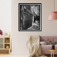 Historic Framed Print, Kapi' A Stream Bridge, Spanning Kapi' a Stream on Hana Highway (County Route 31), Hana, Maui County, HI - 6,  17-7/8" x 21-7/8"