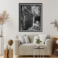 Historic Framed Print, Kapi' A Stream Bridge, Spanning Kapi' a Stream on Hana Highway (County Route 31), Hana, Maui County, HI - 6,  17-7/8" x 21-7/8"