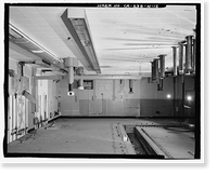Historic Framed Print, Edwards Air Force Base, Air Force Rocket Propulsion Laboratory, Instrumentation & Control Building, Test Area 1-115, northwest end of Saturn Boulevard, Boron vicinity, Kern County, CA - 2,  17-7/8" x 21-7/8"
