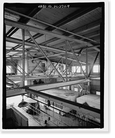 Historic Framed Print, U.S. Naval Air Station, Seaplane Hangar, Pensacola, Escambia County, FL - 9,  17-7/8" x 21-7/8"