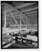 Historic Framed Print, U.S. Naval Air Station, Seaplane Hangar, Pensacola, Escambia County, FL - 10,  17-7/8" x 21-7/8"