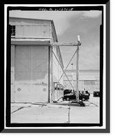 Historic Framed Print, U.S. Naval Air Station, Seaplane Hangar, Pensacola, Escambia County, FL - 15,  17-7/8" x 21-7/8"