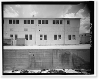 Historic Framed Print, U.S. Naval Air Station, Seaplane Hangar, Pensacola, Escambia County, FL - 18,  17-7/8" x 21-7/8"