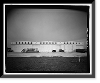 U.S. Naval Air Station, Seaplane Hangar, Pensacola, Escambia County, FL - 21, Vintage Poster