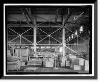 U.S. Naval Air Station, Seaplane Hangar, Pensacola, Escambia County, FL - 28, Antique Print