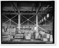 U.S. Naval Air Station, Seaplane Hangar, Pensacola, Escambia County, FL - 28, Antique Print