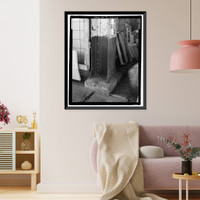 Historic Framed Print, U.S. Naval Air Station, Seaplane Hangar, Pensacola, Escambia County, FL - 29,  17-7/8" x 21-7/8"