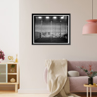 Historic Framed Print, U.S. Naval Air Station, Seaplane Hangar, Pensacola, Escambia County, FL - 30,  17-7/8" x 21-7/8"