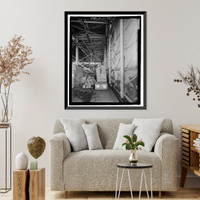 Historic Framed Print, U.S. Naval Air Station, Seaplane Hangar, Pensacola, Escambia County, FL - 31,  17-7/8" x 21-7/8"