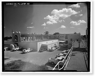 Historic Framed Print, Miami Municipal Water Softening Plant, 700 West Second Avenue, Hialeah, Miami-Dade County, FL - 5,  17-7/8" x 21-7/8"