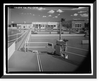 Historic Framed Print, Miami Municipal Water Softening Plant, 700 West Second Avenue, Hialeah, Miami-Dade County, FL - 6,  17-7/8" x 21-7/8"