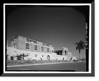 Historic Framed Print, Miami Municipal Water Softening Plant, 700 West Second Avenue, Hialeah, Miami-Dade County, FL - 7,  17-7/8" x 21-7/8"