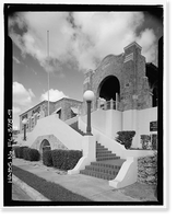 Historic Framed Print, Miami Municipal Water Softening Plant, 700 West Second Avenue, Hialeah, Miami-Dade County, FL - 9,  17-7/8" x 21-7/8"