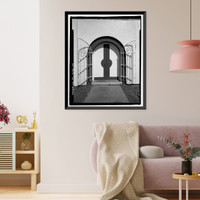 Historic Framed Print, Miami Municipal Water Softening Plant, 700 West Second Avenue, Hialeah, Miami-Dade County, FL - 10,  17-7/8" x 21-7/8"