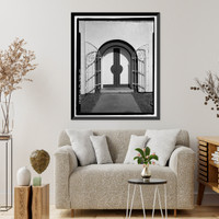 Historic Framed Print, Miami Municipal Water Softening Plant, 700 West Second Avenue, Hialeah, Miami-Dade County, FL - 10,  17-7/8" x 21-7/8"