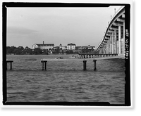 Historic Framed Print, Ormond Hotel, 15 East Granada, Ormond Beach, Volusia County, FL,  17-7/8" x 21-7/8"