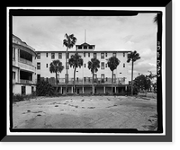 Historic Framed Print, Ormond Hotel, 15 East Granada, Ormond Beach, Volusia County, FL - 3,  17-7/8" x 21-7/8"