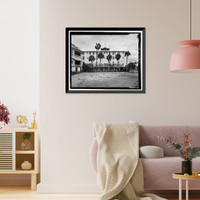 Historic Framed Print, Ormond Hotel, 15 East Granada, Ormond Beach, Volusia County, FL - 3,  17-7/8" x 21-7/8"