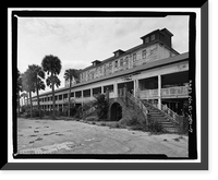 Historic Framed Print, Ormond Hotel, 15 East Granada, Ormond Beach, Volusia County, FL - 7,  17-7/8" x 21-7/8"